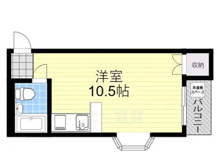 ゼクシブ池田綾羽【3階】の間取り