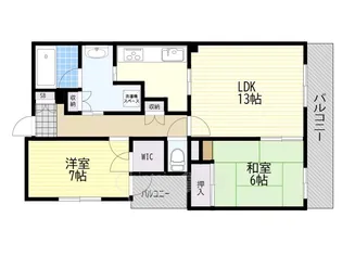 アウレリア豊中服部【10階】の間取り
