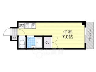 プレリュード江坂【2階】の間取り