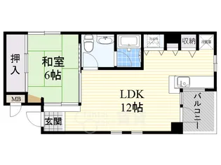 アルビオン【2階】の間取り