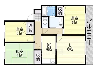 メゾンエルアンドケイ【2階】の間取り