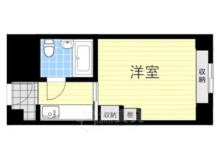 ステュディオ新御堂【2階】の間取り