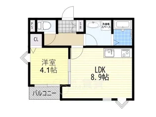 RITZ COURT池田【1階】の間取り