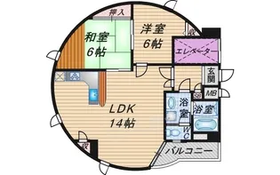 ソレイユ南町【3F-A号室】の間取り