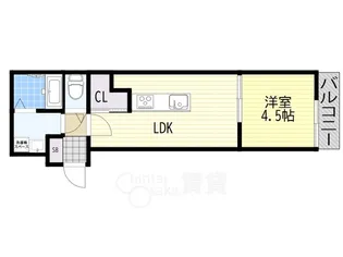 パロス豊中曽根【2階】の間取り