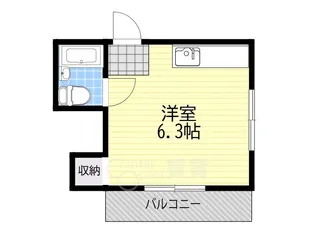 ハイツサンシャイン【1階】の間取り