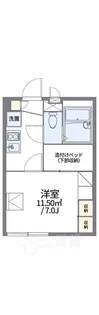 レオパレスKアンドS【2階】の間取り