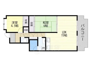 メゾンシャルマント1【2階】の間取り