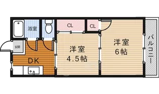 第2上田文化【1階】の間取り