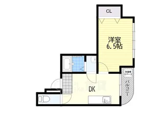 リッシュボヌール【1階】の間取り