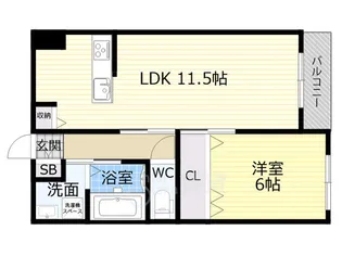 ウイルコート1番館【2階】の間取り