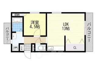 南曽根ハイツ【2階】の間取り