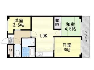 第2豊ハイツ【2階】の間取り