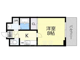ローレル関大前【3階】の間取り
