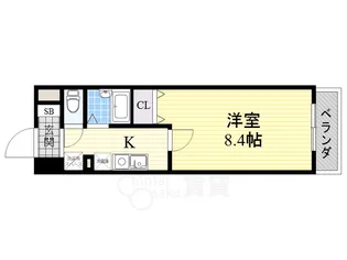 フロン・ツオーネ【4階】の間取り