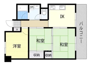マンション千里桃山台セントポリア【4階】の間取り