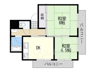 ウネサマンション【3階】の間取り
