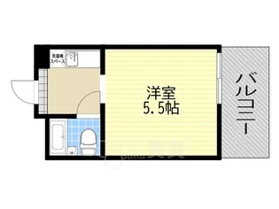 ミフネセントラルベア東三国2号館【5階】の間取り