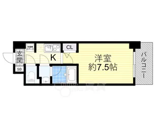 La Douceur南茨木【7階】の間取り