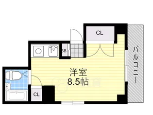シティメゾン天満【3階】の間取り
