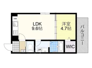 ARCA豊中蛍池【3階】の間取り
