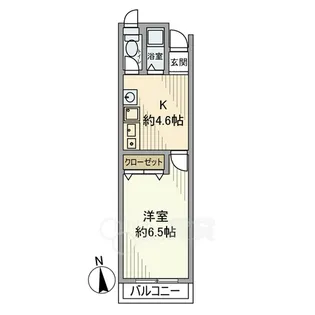 カーサ芙蓉【3階】の間取り