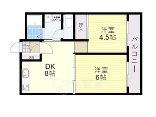 フェニックス豊中2【2階】の間取り