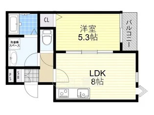 RITZ COURT 池田【3階】の間取り