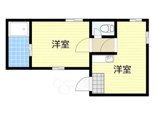 新大阪サンマンション2号館【1階】の間取り