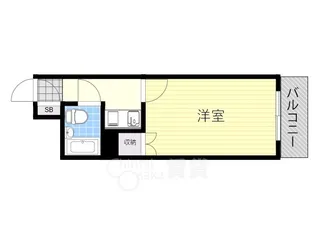 シャンクレール塚本【5階】の間取り