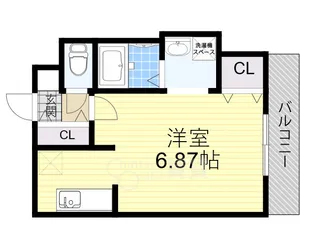 ラ・フォンテ十三【7階】の間取り
