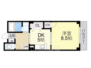 フローラ・ムラタ・ハイツ【1階】の間取り