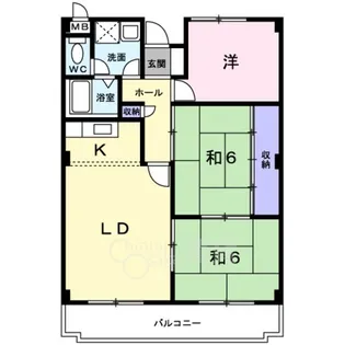 エスポワール茨木【2階】の間取り