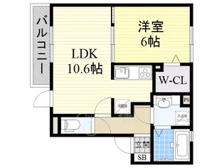 カーサ【2階】の間取り