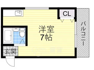 プレアール中桜塚【2階】の間取り