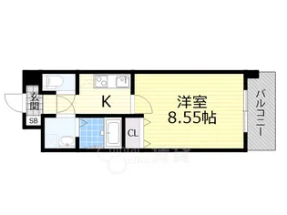 カサルテ吹田青葉丘【5階】の間取り