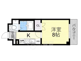 シプレス【3階】の間取り