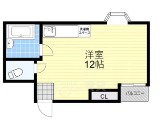メゾンド服部豊【2階】の間取り