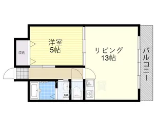 サンキライフ白遥【6階】の間取り