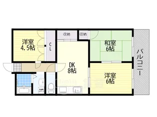 ミダスハイツ【3階】の間取り