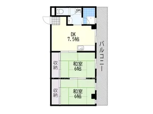 中村マンション【3階】の間取り