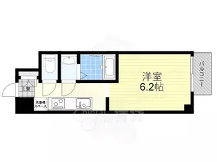 リブネスコート大阪大学前【8階】の間取り