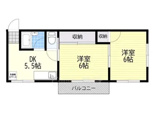 CASA396【2階】の間取り