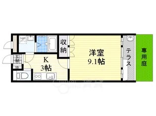 Forest Court(フォレストコート)【1階】の間取り
