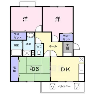 リヴエファート【3階】の間取り