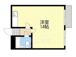 チサンマンション第7新大阪【12階】の間取り