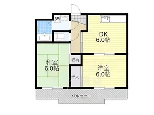 アルテハイム服部【2階】の間取り