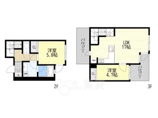 レジデンツァ R【2階】の間取り