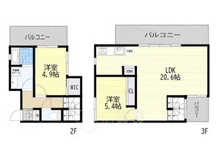 レジデンツァ R【2階】の間取り