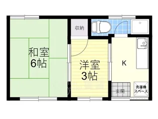 和美荘2棟【2階】の間取り